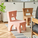 Juego de Mesa y Silla para Niños con Respaldo, Banco de Plástico de Alta Calidad, Popular Set de Jardín Infantil, Taburete Exterior