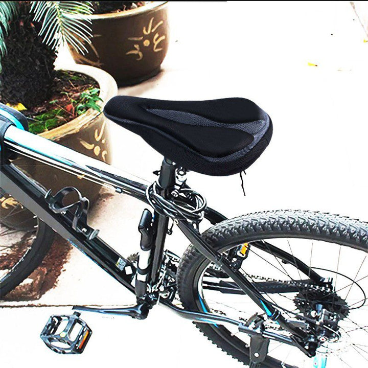 Forro Gel Siliconado Sillín Bicicleta Asiento Galapago Cómodo Spinning RF 030