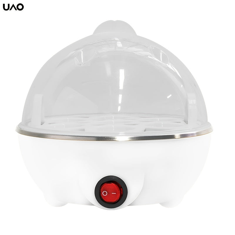Cocinador de Huevos Mini, Tapón Transparente, Gran Capacidad de Vapor, Olla Multifuncional Automática, Ideal para Desayunos Nutritivos. Puede Hacer Huevos, Fideos al Vapor, etc. Base de Acero Inoxidable de Grado Alimenticio. Accesorio de Cocina Automátic