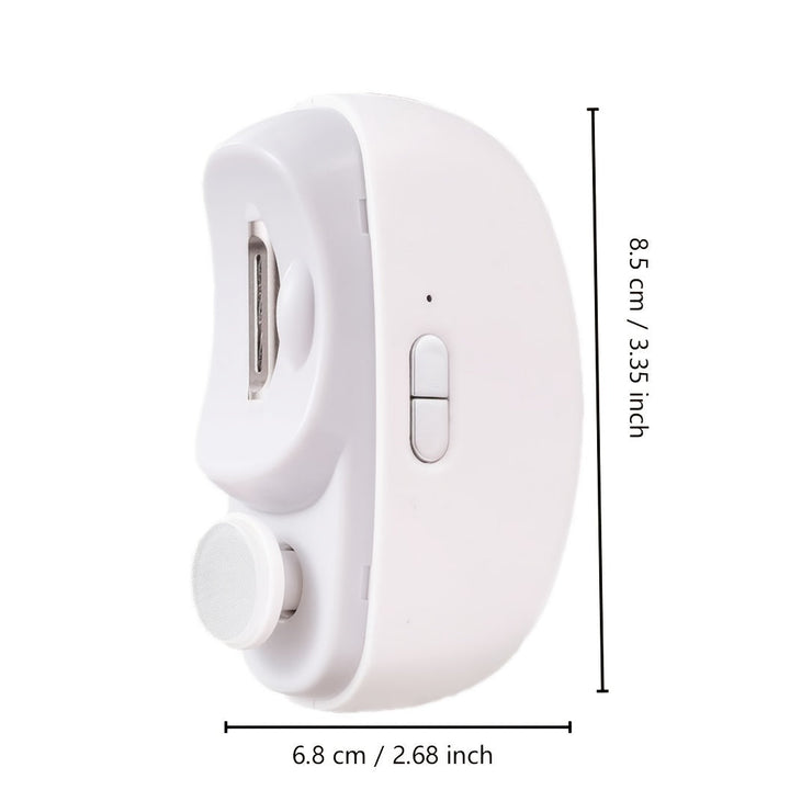 Amoladora de Uñas Eléctrica con Función 2 en 1: Presiona y Mantén por 3 Segundos para Activar, Velocidades Ajustables (2 Niveles), Herramienta Portátil Automática con Almacenamiento Integrado y Protector de Seguridad – Esencial para el Hogar y Viajes