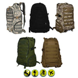 Morral Militar 35 Litros Táctico Asalto Camuflado Camping Ref 35L