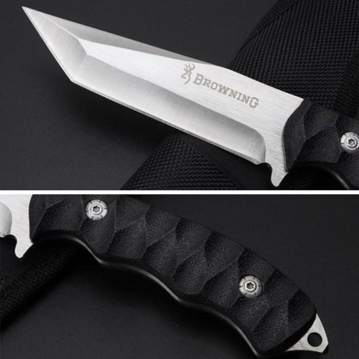 Cuchillo Supervivencia Táctico Camping Pesca Con Estuche RF A28