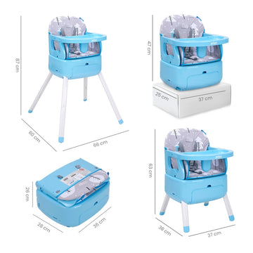 SILLA COMEDOR 3 EN 1 BOOSTER BONY PRIORI AZUL -