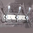 Gancho de pared de acero inoxidable fácil de instalar, estilo tradicional, ideal para organizar el baño