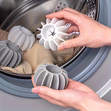8pcs, Bola para Secadora de Ropa, Bola de Lavandería Reutilizable, Bola de Lavado para Lavadora, Bola Suavizante de Tela, Bola de Secado de Ropa, Bola Anti-enredos para Lavandería, para Reducir Arrugas, Suministros de Limpieza, Gadgets para el Hogar