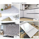 1pc de vinil adhesivo de mármol para encimeras de cocina, 200x40cm, impermeable, resistente al aceite, resistente al calor, papel tapiz DIY para renovación de armarios, estufas, campana extractora