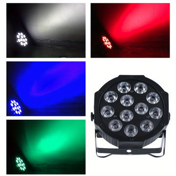 Luces de escenario LED, 4 en 1 RGBW DMX 512, Enchufe de EE. UU., Ideal para Navidad, Fiesta, Club, Boda y Actuación