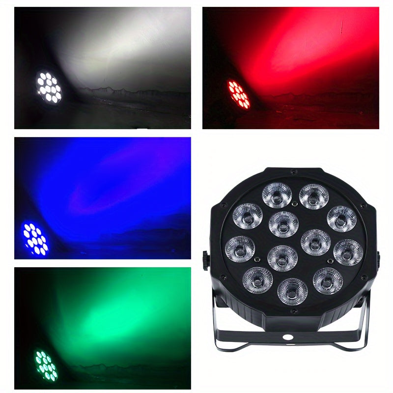 Luces de escenario LED, 4 en 1 RGBW DMX 512, Enchufe de EE. UU., Ideal para Navidad, Fiesta, Club, Boda y Actuación