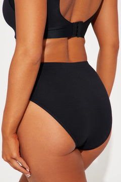 No te olvidaré Panty de cintura alta - Negro.
