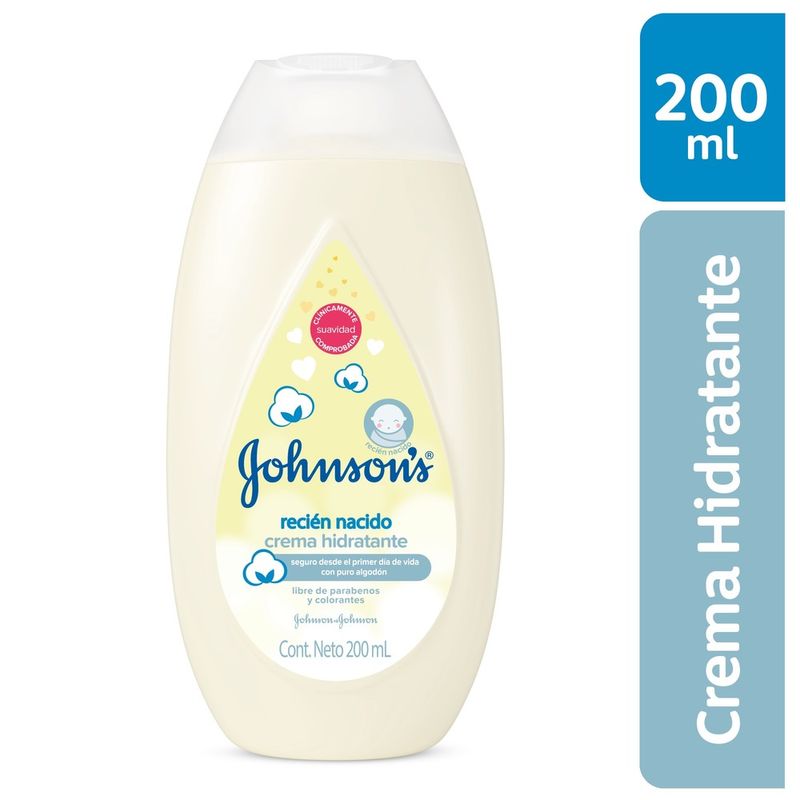 GEL CREMA J&J 200ML RECIEN NACIDO