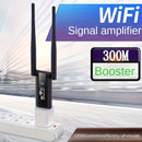 Adaptador USB WiFi, Repetidor sin varillas de 300Mbps/2.4Ghz con Doble Antena para PC Portátil/Escritorio, Conexión Rápida y Fácil, Mejora Áreas con Señal Wi-Fi Débil, Consulta Guía de Instalación Rápida