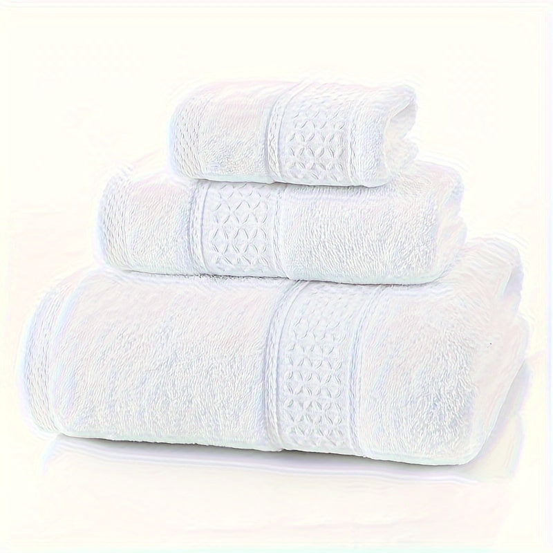 Juego de toallas de baño 100% algodón, 3/6 piezas - Súper suaves, alta absorción, duraderas - Ideal para hotel, hogar, ducha, spa, sauna - Varios colores disponibles