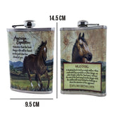 Licorera Whiskera Acero Inoxidable 9 Oz Cantimplora + 4 Copas + Embudo RF 401