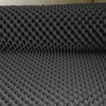 1 panel de espuma acústica de alta densidad, autoadhesivo, diseño en olas, para tratamiento acústico en interiores, reducción de ruido premium para cines en casa y estudios