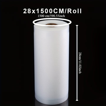 Bolsas de rollo Sous Vide para máquina de embalaje al vacío, almacenamiento de alimentos, bolsas al vacío para sellador al vacío, longitud de 1500CM