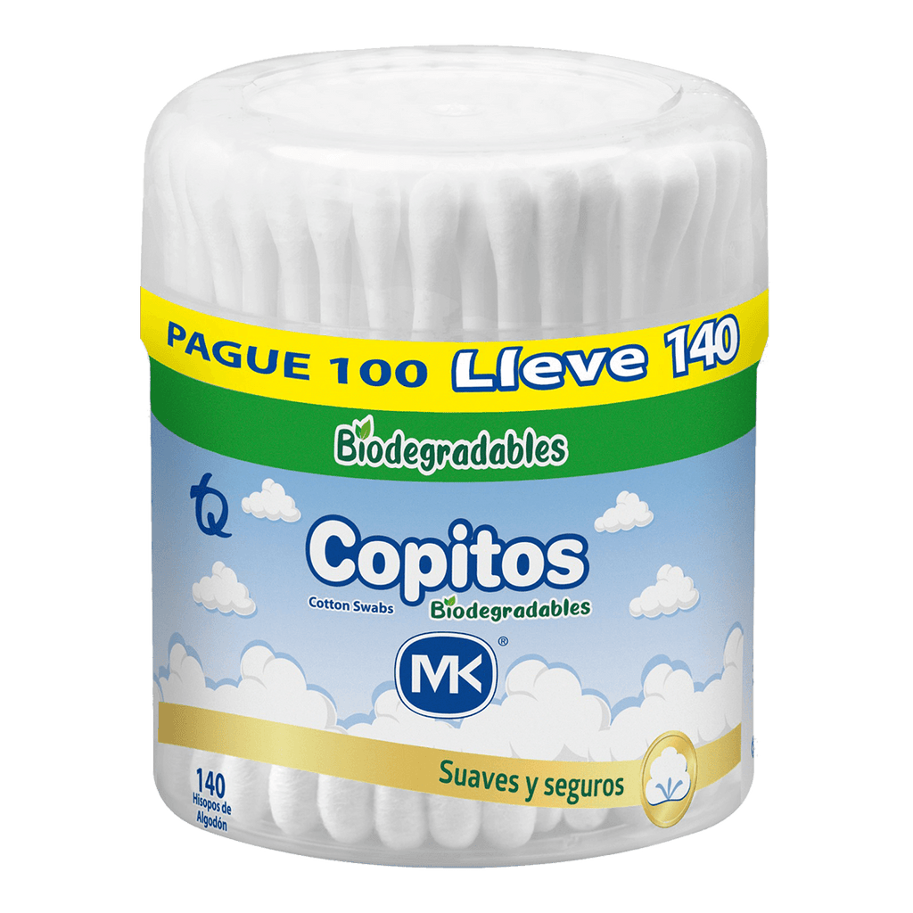 COPITOS BIODEGRADABLES PAGUE 100 LLEVE 140 MK