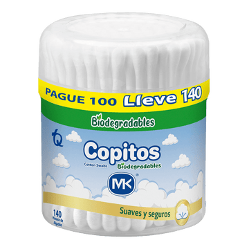 COPITOS BIODEGRADABLES PAGUE 100 LLEVE 140 MK