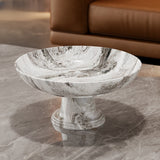 Bandeja Elegante de Mármol - Veinado Blanco y Dorado, Diseño con Patas Elevadas Estables, Bandeja de Plástico PP Duradera para Hogar, Bodas, Fiestas, Decoración de Mesa - Organizador Central Decorativo, Accesorio para Mesas, Antideslizante