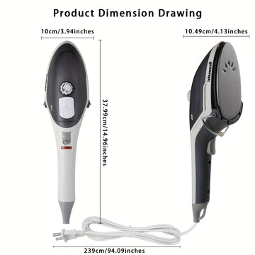 Vaporizador y Plancha Portátil de Ropa - Potente 800W, Diseño Compacto con Tanque de Agua Grande de 250ml, Calentamiento Rápido para Hogar, Residencia Estudiantil y Viaje, Regalo Ideal para Familiares, Amigos o Cumpleaños, Regalo para Mujeres | Vaporizad