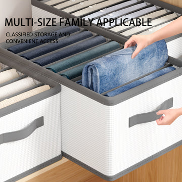 1/3 piezas, cesta de almacenamiento plegable para cajones, tejido no tejido, organizador de ropa interior, calcetines, sujetadores, regalo del Día del Padre, organizador de cajones | Multifuncional | Ligero, ropa con asa, bolsa de almacenamiento para caj