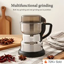 Molinillo Eléctrico para Café y Granos de 1 Pieza con 8 Cuchillas, Inicio con Un Botón, Protección Abierta de la Cubierta, Molienda Fina en Polvo para Especias, Granos y Hierbas (Diseño Vertical de 80g, 12500 RPM, Enchufe Estadounidense), Preparación de
