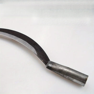 Raspador de Corteza Manual Resistente - con Hoja Curva Afilada, Mango Antideslizante para Jardinería y Paisajismo, Construcción en Acero al Manganeso para Podar Árboles, Preparación del Suelo, Pelado de Corteza - Herramienta Profesional y Doméstica, Dise