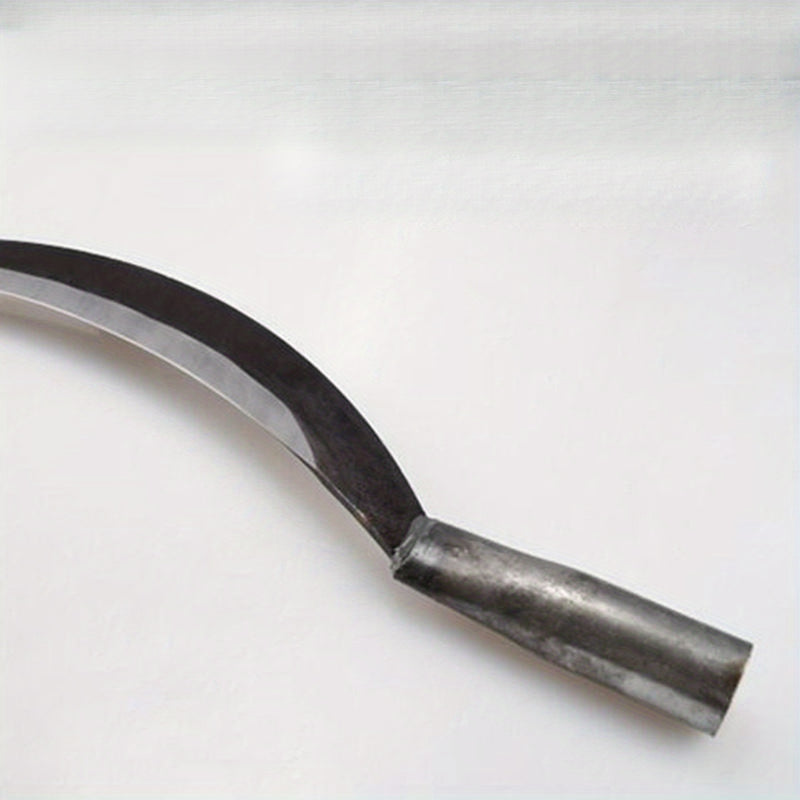 Raspador de Corteza Manual Resistente - con Hoja Curva Afilada, Mango Antideslizante para Jardinería y Paisajismo, Construcción en Acero al Manganeso para Podar Árboles, Preparación del Suelo, Pelado de Corteza - Herramienta Profesional y Doméstica, Dise