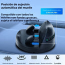 Soporte de teléfono giratorio de 360°, montaje redondo de salida de aire acondicionado de ABS, soporte de teléfono para automóvil impermeable con placa de números luminosos, montaje estable de cabeza para coches