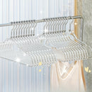 5/10 Uds. Perchas Transparentes Con Purpurina, Perchas Antideslizantes Que No Dejan Marcas, Perchero Para Colgar La Ropa Del Dormitorio Del Hogar, Perchas Gruesas Sin Rastro