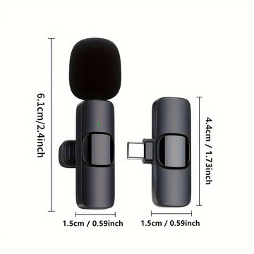 Micrófono de solapa plug-and-play, sonido ultra claro de 360°, ligero y portátil, con cancelación de ruido para transmisiones en vivo, entrevistas, reuniones por video, grabación de video y llamadas por video
