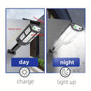 1pieza 6500K Super Bright LED Solar Wall Light, Sensor de movimiento, 3 modos de iluminación, Lámpara de seguridad para jardín al aire libre con batería