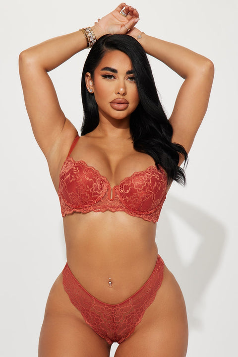 Tanga de encaje Mon Cherie - Cobre