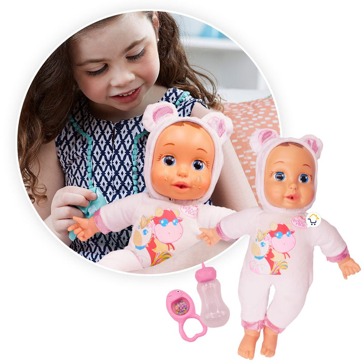 Muñeca Bebe Lagrimas Reales Sonidos Infantil Juguete RV1915