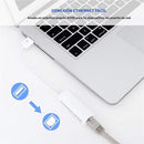 Adaptador USB 2.0 a Ethernet LAN, tarjeta de red de 100 Mbps, conversor ultra rápido USB 2.0 a RJ45 para laptop, compatible con sistemas Windows
