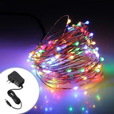 Luces Micro Led Alambre X100 Luces Sumergibles Multicolor RF 3-23