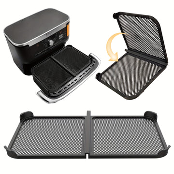 1pc Protector de Salpicaduras de Silicona para Freidora de Aire Ninja AF500, Cubierta de Malla Plegable Reutilizable, Accesorio Esencial de Cocina, Accesorios para Freidora de Aire