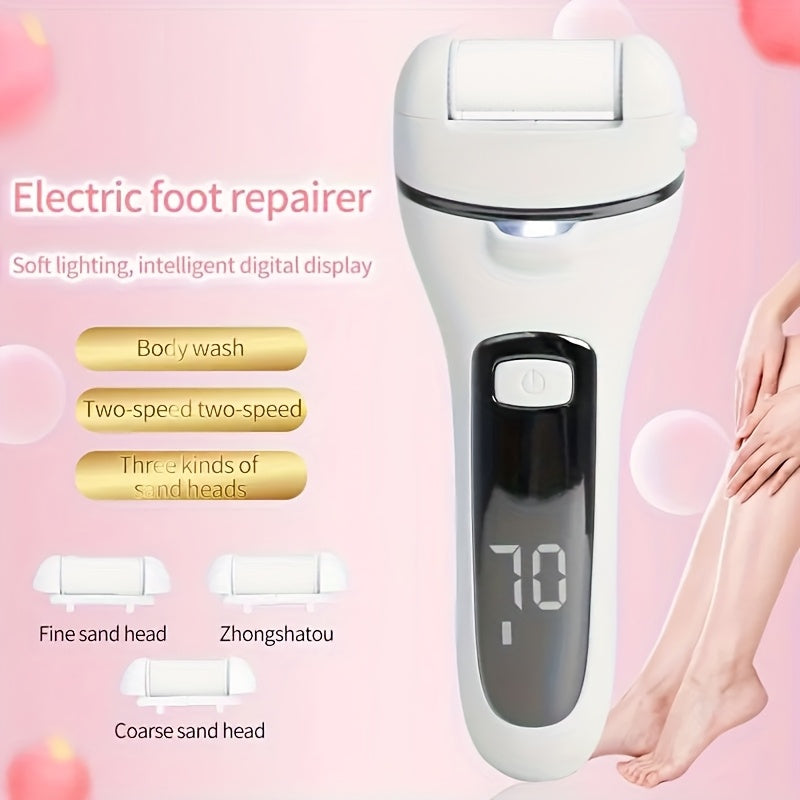 2 Juegos de Cabezas de Ablante (Blanco, Negro) Limpia Plantas Eléctricas USB, Exfoliador de Plantas Eléctrico USB, Esponja de Plantas Portátil y Exfoliador, Herramienta de Cuidado de Plantas Profesional para Eliminación de Beige Muerto, para Beige Muerto