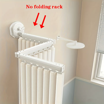 1pc Cortina de Baño Plegable de Alta Calidad con Ganchos y Lazos, Separador Invisible para Húmedo/Seco, Fácil Almacenamiento, Adorno Moderno para Decoración del Hogar