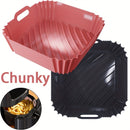 Olla de silicona para freidora de aire reutilizable Nuevo diseño de grado alimenticio Reemplazo de forro de silicona para freidora de aire con guantes y accesorios de cesta