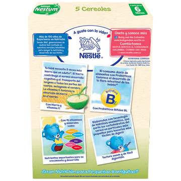 NESTUM 5 CEREALES X200 GR NESTLE