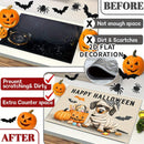 2D Plano, Decoración 2D Plano, Cubierta de Estufa Eléctrica - Cubierta de Estufa de Gas con Forro de Goma, Decoración de Cocina de Halloween, Perfecta para Cualquier Cocina, Protección de Estufa, 1 Unidad, 2D Plano