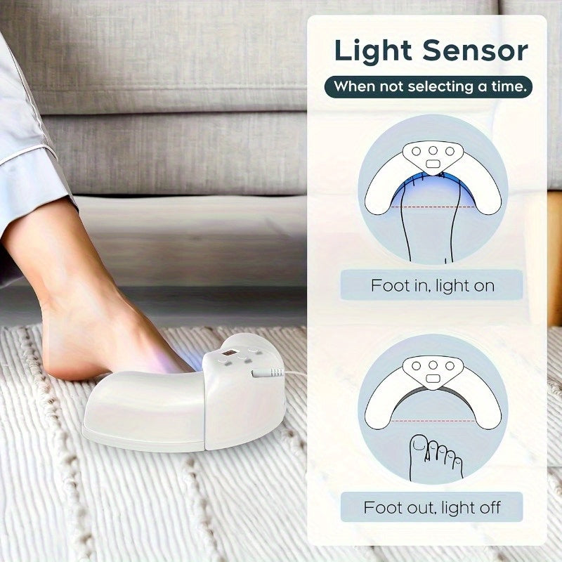 Lámpara de manicura con pantalla digital alimentada por USB - 3 modos ajustables, diseño ergonómico con temporizador, sin batería, sin olores, fácil de usar para manos y pies, regalo perfecto para Acción de Gracias, Halloween, Día de San Valentín, Día de