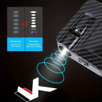 2 luces LED de bienvenida para auto con diseño de logo KIA, brillantes, funcionan con baterías, fácil instalación al abrir la puerta, ideales para vehículos, deportes, compatibles con Kia K2, K3, K4, K5, K7, K8, K9 - No incluyen baterías, accesorios para