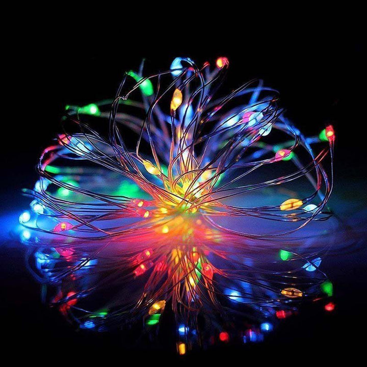 Luces Micro Led Alambre X100 Luces Sumergibles Multicolor RF 3-23