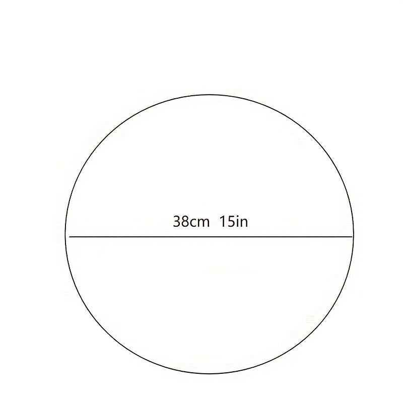 4 individuales redondos trenzados de poliéster - Solo lavado a mano, rayas beige y café, individuales resistentes para comedor, cocina o mesa de centro, individuales para mesa de cocina | Textura trenzada | Poliéster