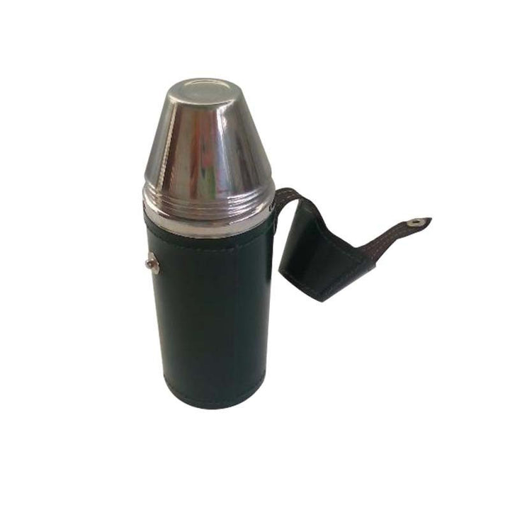 Licorera Whiskera Acero Inoxidable Cilíndrica 9 Oz + 2 Copas RF 394