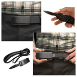 Correa Riata Cinturón Táctica Cuchillo Navaja Oculta Arma RF 201