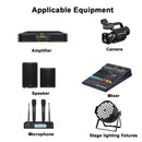 Adaptador de Cable Dual XLR a RJ45 - Negro, Extensión Macho/Hembra para la Serie de Controladores DMX-CON, Convertidor Ethernet con Múltiples Conectores, Diseño Duradero y Flexible para Sistemas de Sonido e Iluminación