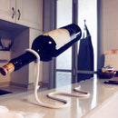 1pc Soporte de Vino Mágico Innovador - Exhibidor Flotante de Botella de Metal Elegante para Decoración de Bar en Casa