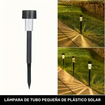 10pcs Luces Solares de Suelo para Jardín - Iluminación de Caminos Exterior Eficiente en Energía con Sensor de Luz, Baterías de Níquel Recargables, Carcasa de Plástico Negro, Capacidad de 300mAh, Perfectas para Jardín, Patio y Pasarelas